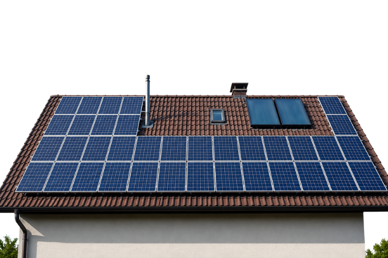 Solar Installation on Terrace